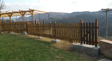 Pergolato e staccionata